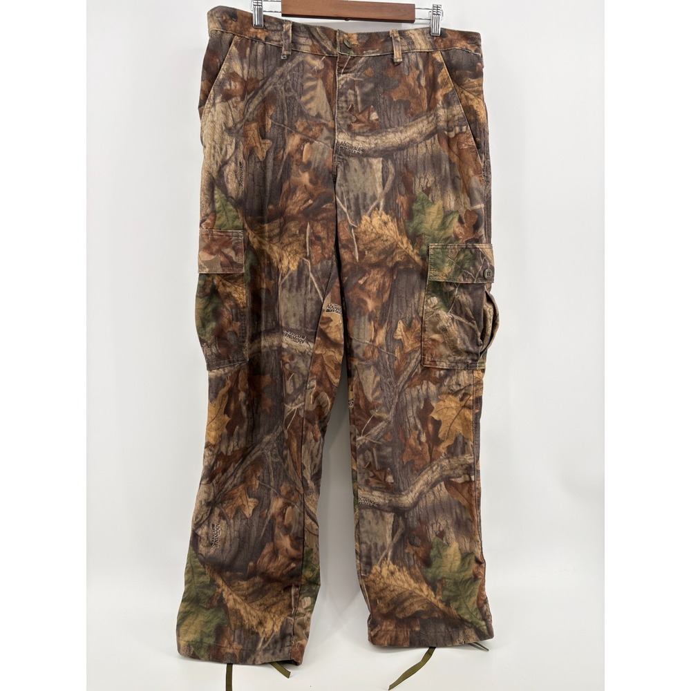 RedHead Hunting Cargo Pants Mens‎ Brown Camo Advantage Timber Large Vintage